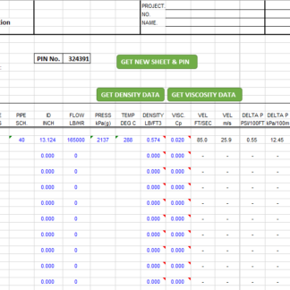 Pipe Pressure Drop Calculation Excel Sheet Free - EngTank
